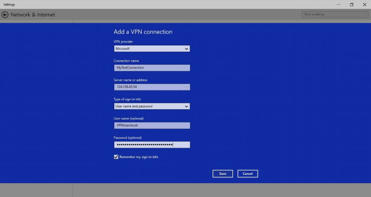 Добавить vpn windows 10