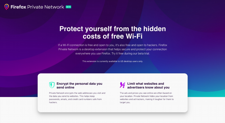 Мозила vpn