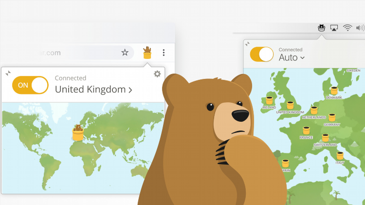 Tunnelbear vpn расширение