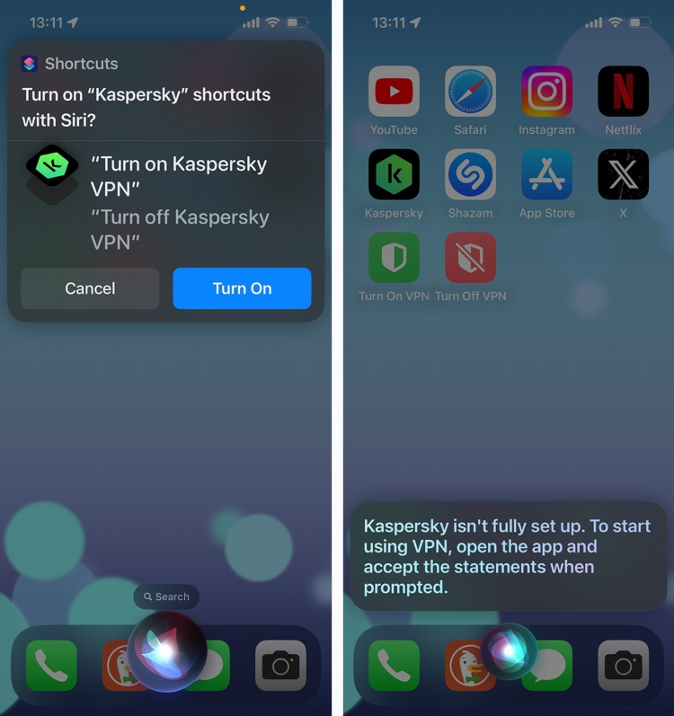 Установить vpn приложение