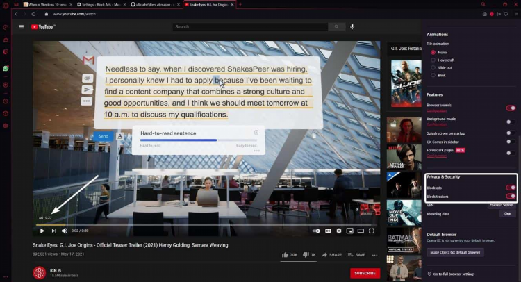 Vpn для opera gx расширение