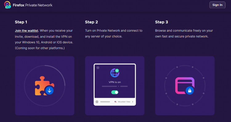 Vpn firefox расширение