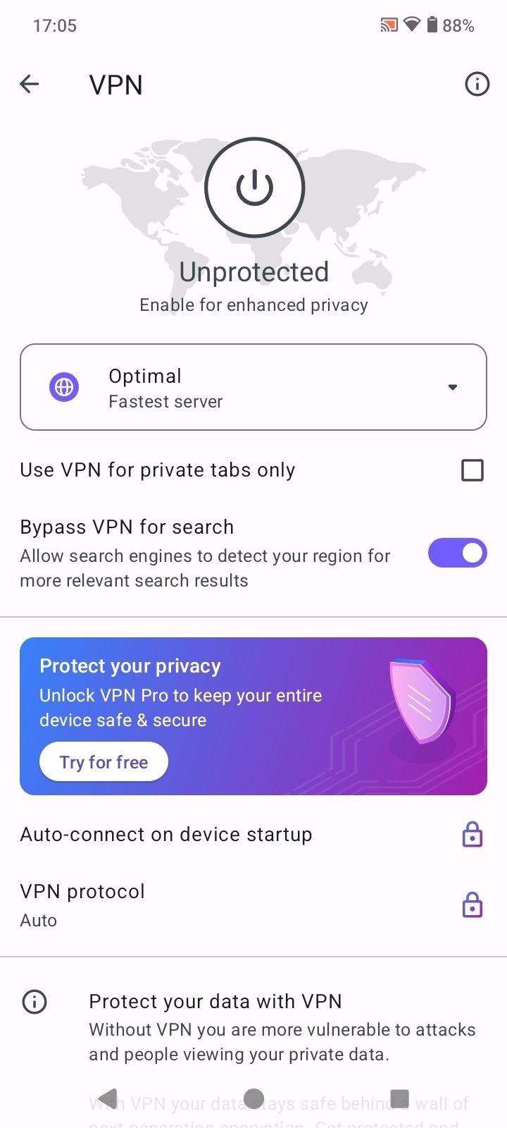 Vpn на opera как включить
