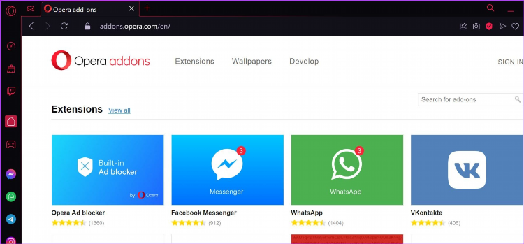 Vpn расширения опера gx